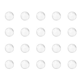 uxcell 4.5mm Solid Round Clear Glass Ball Boiling Stones Soda Lime Glass Beads 200pcs