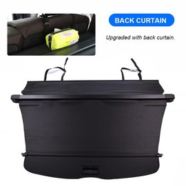 BOPARAUTO Cargo Cover for Honda CR-V CRV Accessories 2023 2024 2025 With Back Curtain Rear Black Trunk Shade Luggage Security Cover(Include Hybrid)