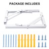 Folding Shelf Bracket 30cm,YUMORE Heavy Duty Collapsible Brackets Shelf Support