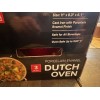 CHEFELECT NEW - CAST IRON PORCELAIN ENAMEL 3 QT DUTCH