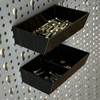 2 x Small Parts Storage Box for Küpper Perforated Wall