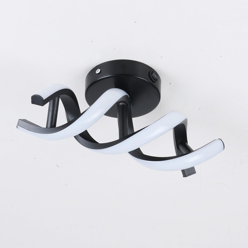 Volcode 12V LED RV Ceiling Light Fixture with ON/Off Switch,