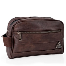 Lois - Kulturbeutel Herren Kulturtasche Herren Kulturbeutel Damen Toiletry Bag Waschtasche - Praktisch, Hochwertig Und Vielseitig Nutzbar, Braun