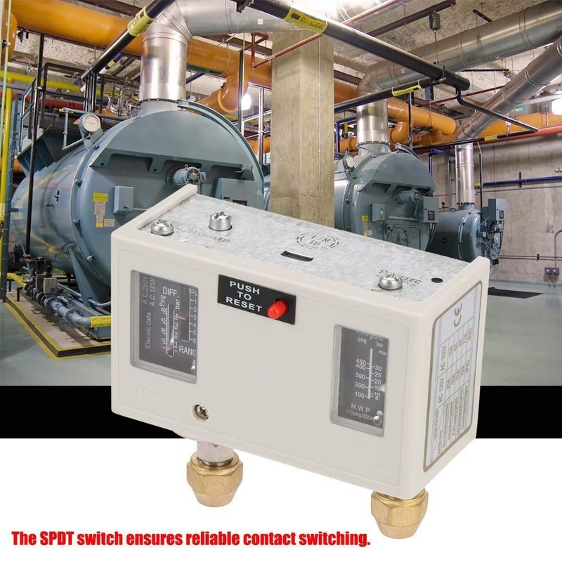 R1 / 4 "Dual Pressure Control Switch, 250V 15A Electronic