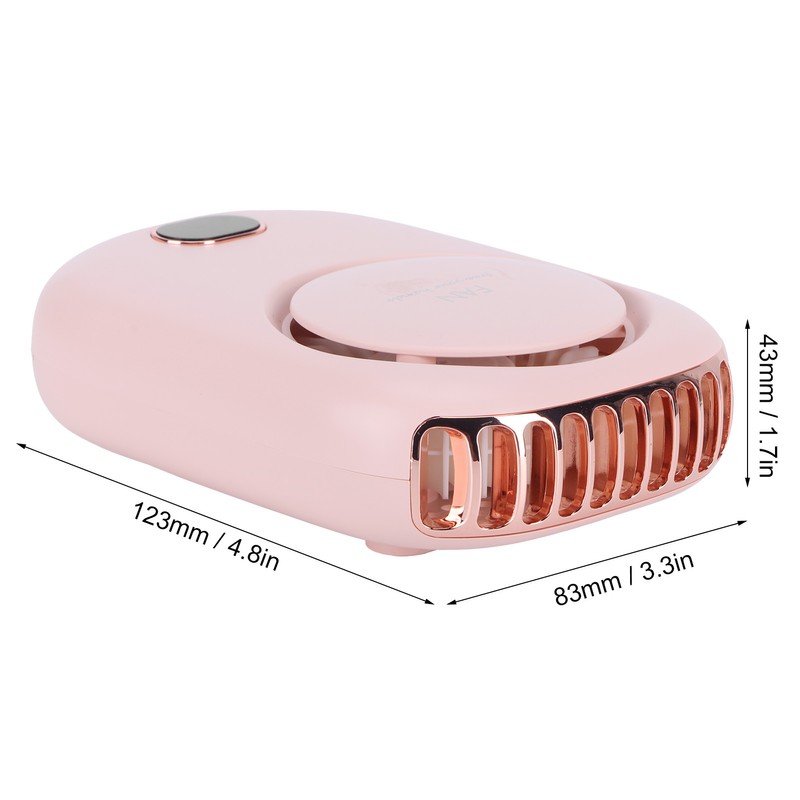 Mini Electric Fan Portable USB Charging Neck Hanging Bladeless Fan