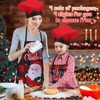 Geyoga 4 Sets Christmas Kids Apron and Chef Hat with