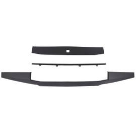 cciyu Complete Tailgate Cap Molding Kit HC3Z-9940602-A Compatible with 2017-2019 for Ford F-250 F-350 F-450 with Flex Step Models Tailgate Cap Molding Protector Spoiler Cover