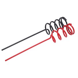 Spiral Fishing Rod Holder, 2Pcs Heavy Duty Metal Spiral Fishing Rod Holder with Coating Ground Support Stand