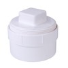 YullSorom 4" PVC Sewer Cleanout cap, DWV Flush Sewer Cleanout
