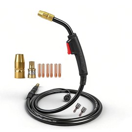 Heavy Duty 15ft MIG Welding Gun H100S4-10 H10 245926,Replacement Hobart Handler 190, Handler 210, Handler 210MVP Guns ADD Tips Kit