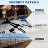 4 Pack Aluminum Chain Link Fence Gate Corners Includes Nuts,