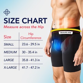 Doctor Developed Hernia Belts for Men - Inguinal Hernia Support Belt for Men & Women - Hernia Belt Truss Left or Right Side Supportive Groin Pain with Removable Compression Pads for Pre or Post-Surgical - Fully Adjustable to Relieve Discomfort - M