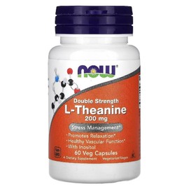 NWF L-Theanine Double Strength 60 tablets, 1 piece / NWF L-테아닌 더블스트렝스 60정, 1개