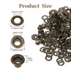 Tiny Grommets Eyelets, 3mm/1/8" 100 Set Grommets Kit Metal Eyelets,