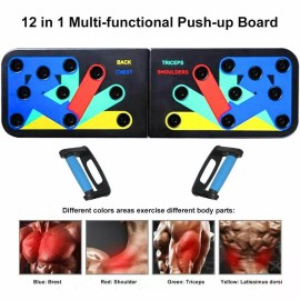12 in 1 Push Up Rack Board Fitness Workout Gym Training Exercise Body Chest MB03