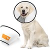 Voarge Pet Collar Protective Collar, Plastic Elizabethan Collar with Breathable