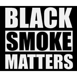 Gmt_motors Black Smoke Matters Diesel Decal Ford Chevy Dodge Cummins Powerstroke Trucks