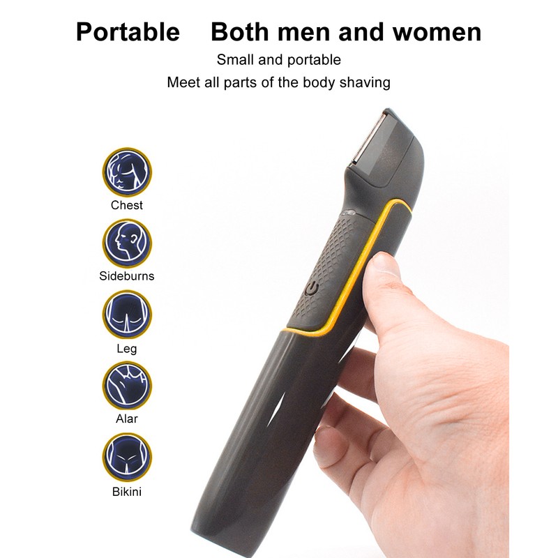 Body Hair Trimmer Electric Body Groomer Battery Powered Hair Cutting