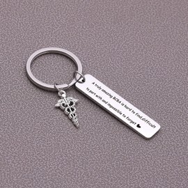 Nothers BCBA Gift ABA Therapist Jewelry BCBA Specialist Gift Special Education Gift Board Certified Behavior Analysis Gift BCBA Jewelry Behavior Analyst Keychain