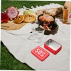 BIUDECO Survival Case for Outdoor Activities 2-Piece Metal Box Organized