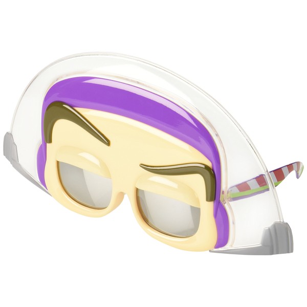 Costume Sunglasses Toy Story Buzz Light Year Sun-Staches Party Favors UV400, Purple, 8"