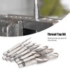 7Pcs Tap Set 1/4 Hex Shank Metric Drilling and Tapping