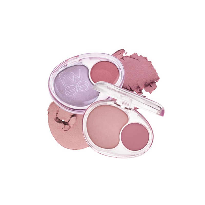 fwee Mellow Dual Blusher 7.2g - ND01 Lazy Tempo