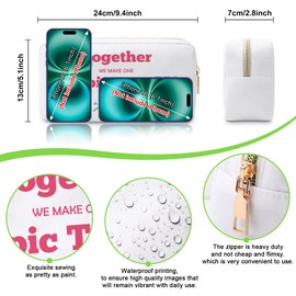 Team Thank You Gifts Makeup Bag for Coworkers Team Work Gift for Boss Lady Work Friend Sister Staff Appreciation Cosmetic Bag Going Away Leaving Christmas Employee of the Month Travel Cosmetic Pouch