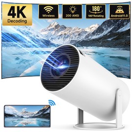 Fitpolo HY300 Mini Projector Smart Android 11.0 Dual WIFI Full Hd 720P 4k Portable Home Cinema Outdoor Theater
