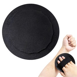 1 Stück Peelinghandschuh rau für Körpe, Peelinghandschuh für Bad - Peeling Handschuh Körperpeeling - abgestorbene Haut Entferner für Damen und Herren - exfoliating glove, peeling, body scrub (Black)