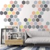 8 Pieces Hexagon Simple Large Wall Stencil for Painting -