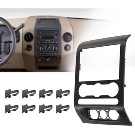 DOTCOM Dash Cover Dash Bezel Center Trim Dash Panel Cover Compatible with Ford F150 2004 2005 2006 2007 2008 4L3Z-1504302-AAA