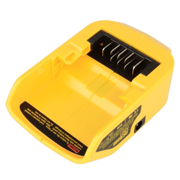 Unbranded Protable DCB090 Battery Adapter For DEWALT 14.4V-20V USB Power