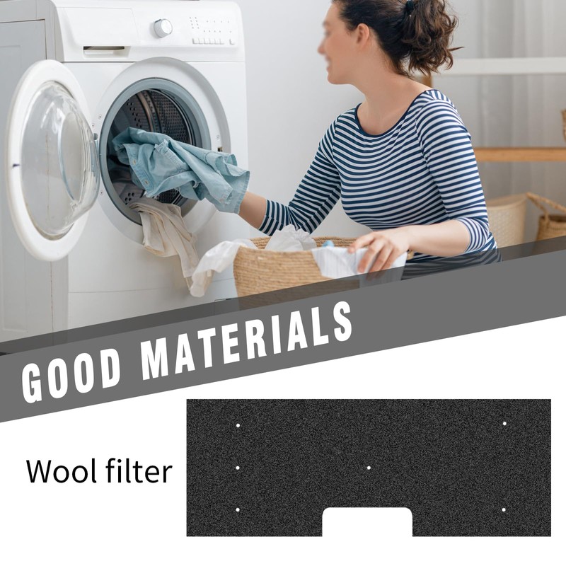 Aynaxcol 6 Pcs WH01X35719 Lint Filter, Replacement for GE Profile