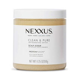 Nexxus Clean & Pure Sulfate-Free Scalp Scrub Exfoliating and Nourishing Hair Treatment Detox Hair Care 11.25 oz