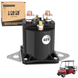 48V Electric Solenoid Replacement for Club Car DS 1995-1997 Golf Cart, 4 Terminal, OEM 101807001, 1118 Solenoid Relay