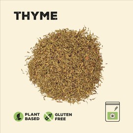 Nature Kitchen Thyme 300G Large Bag Of Seasoning Spices And Herbs. Gluten-Free and Vegan, Everyday Cooking Blends For Marinades, Sauces, Frying, Baking Or Grilling