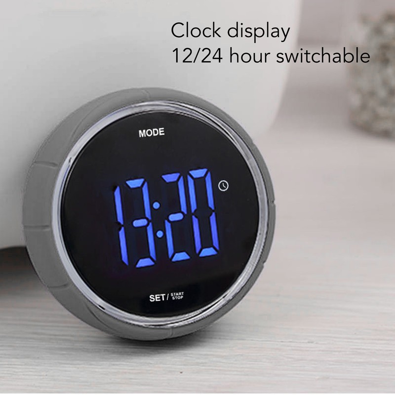 Multifunctional Timer Kitchen Baking Timer with Cool Ambient Light 1000MAH