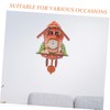 Alipis Wooden Wall Clock Classic Cuckoo Clock Silent Sweep for