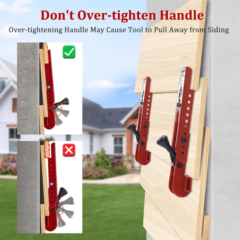 Siding Installation Tools, Siding Mounting Kit with Adjustable Reveals, Lap