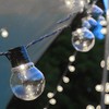 Outdoor String Light with 40 G50 Bulb Waterproof Solar USB