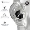 Decibullz Custom Moulded Security Two-Way Radio Surveillance Earpiece Set, Thermo-Fit