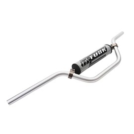 Tusk T-10 Aluminum 7/8" Handlebar ATV Sport Bend Silver