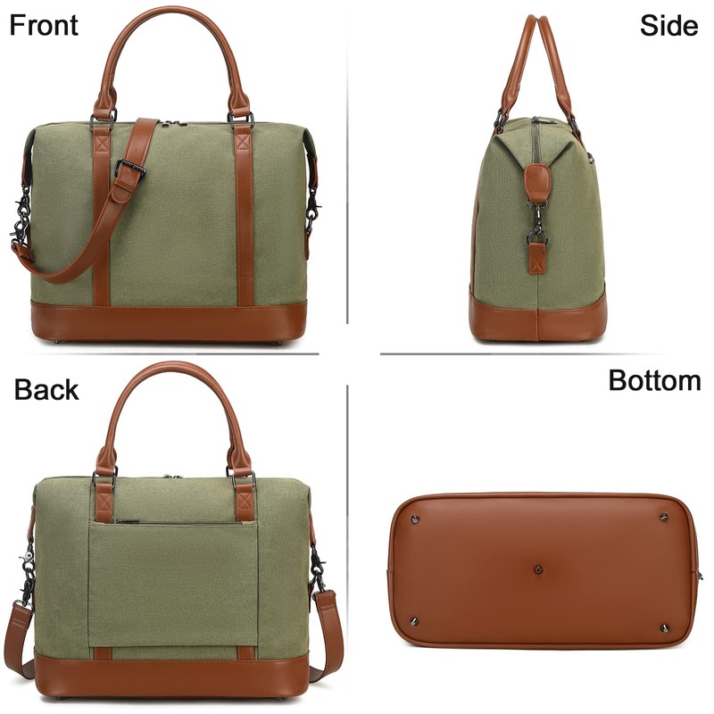 Bluboon Women Ladies Weekender Bag Overnight Carry-on Tote Duffel in