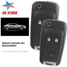 SUPALAND 2 For 2013 2014 2015 2016 2017 Chevy Trax Sonic Spark Equinox Remote Car Key Fob