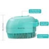 Gentle Pet Bath Brush with Shampoo Dispenser – Soft Silicone