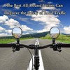2 Pcs of Adjustable Cycle Mirrors - 360° Swivel Handlebar
