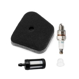 LIDSCURA Air Filter Tune Up Kit with Fuel Filter Spark Plug Primer Bulb Replacement for Stihl FS87 FS90 FS90R FS100 FS100ARX FC90 FC95 FC100 FC110 Trimmer Replace 4180-120-1800