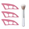 LAKJUOZ Eyeliner Schablone Lidschatten Applikator Schablone 3 Stück Lidschatten-Werkzeuge Augen-Make-Up-Hilfe
