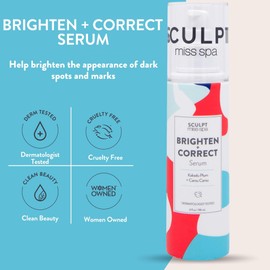 Miss Spa Brighten Correct Face Serum for Women, Vitamin C Face Serum, Kakadu Plum and Camu Camu, Brightening Face Body Serum, Skin Care Products